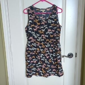 Cute Navy Porridge Equestrian Dress